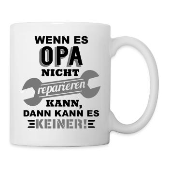 Opa (Reparatur) - Tasse - Weiß - Rechts