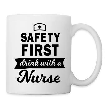 Infirmière Médecin Infirmière Hôpital - Mug blanc - blanc - Droite