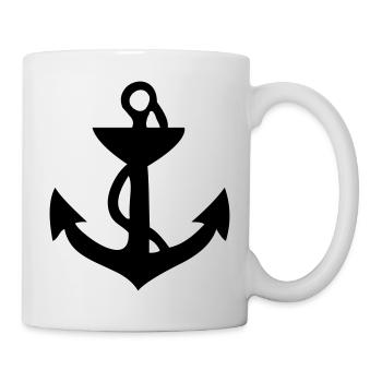 anker - Mug blanc - blanc - Droite