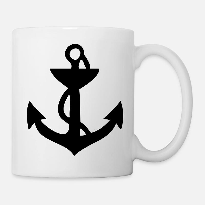 anker - Tasse - Weiß