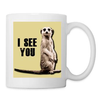 Suricate Tshirt et accessoires - Mug blanc - blanc - Droite
