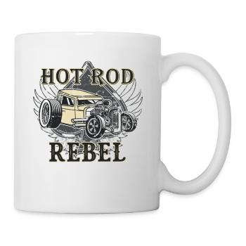 Hot rod voitures classiques voitures anciennes - Mug blanc - blanc - Droite