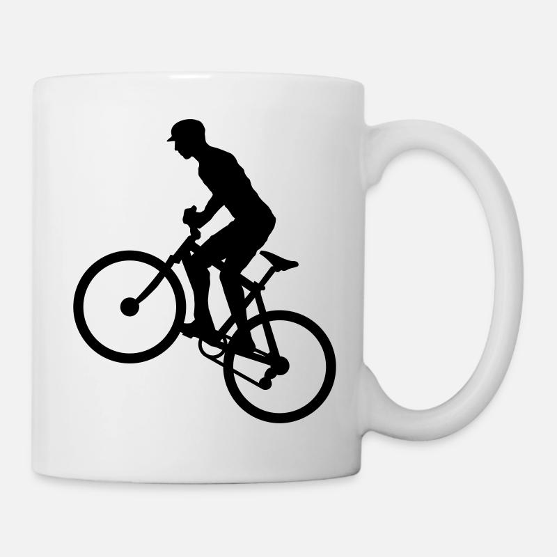 Sport - Radfahrer - Tasse - Weiß