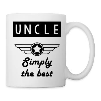 Onkel / Tante / Vetter / Cousin / Kusine - Tasse - Weiß - Rechts