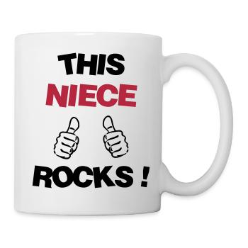 Niece Nichte Nièce Baby Bébé Family - Mug - white - Right