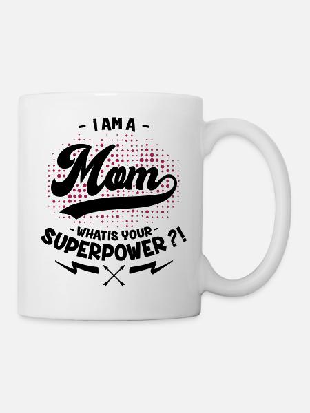 Superpower Mom - Mug - white