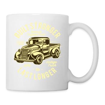 Vintage Pick-up Truck - Tasse - Weiß - Rechts