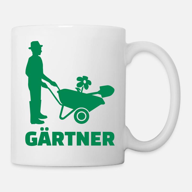 Gärtner - Tasse - Weiß