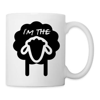 I'm the black sheep - Mug blanc - blanc - Droite