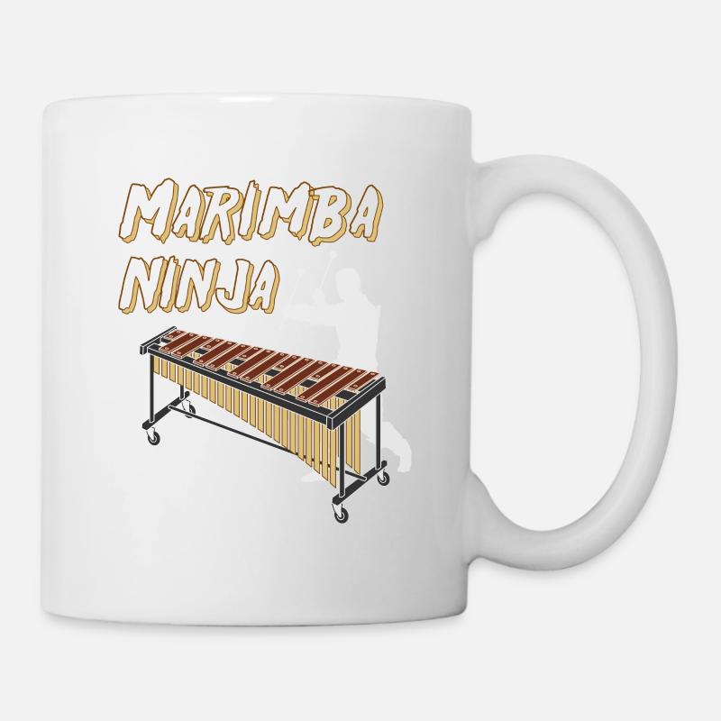 Marimba Ninja Pour les maillets de marimba - Mug blanc - blanc
