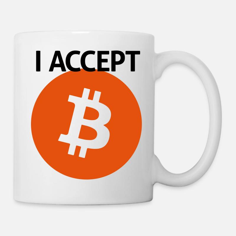 bitcoin - Tasse - Weiß