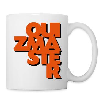 quizmaster coolest text logo copy - Mug - white - Right