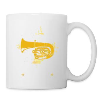 Blasmusik Musiker Musik Geschenk · Baritone - Tasse - Weiß - Rechts