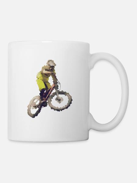 downhiller - Tasse - Weiß