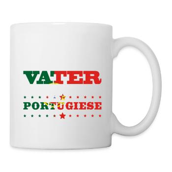 Egal wie cool vater portugal portugiese - Tasse - Weiß - Rechts
