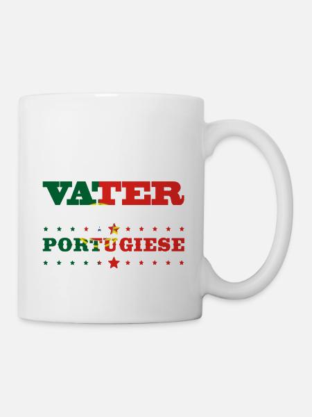 Egal wie cool vater portugal portugiese - Tasse - Weiß