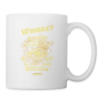 Whiskey is water without the bad parts - Mug - white - Right