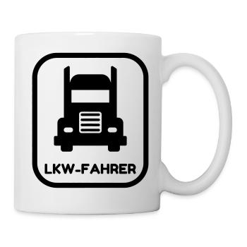 Trucker LKW Fahrer Routier Truck Camion Transport - Mug - white - Right