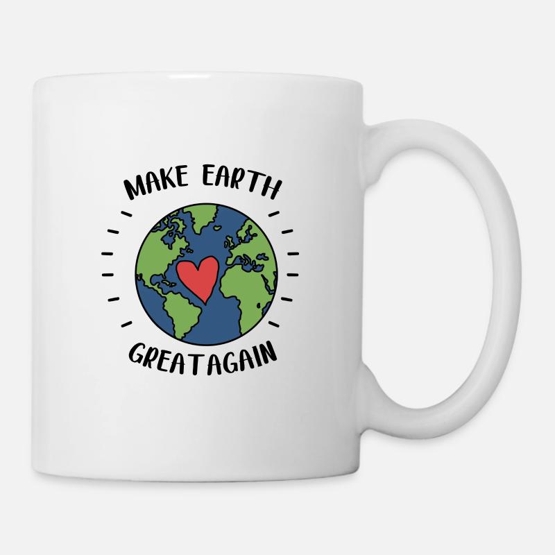 Rendre la Terre encore plus belle - Mug blanc - blanc