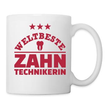 Zahntechnikerin - Tasse - Weiß - Rechts
