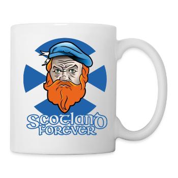 L’Écosse dit l’Écosse pour toujours - Mug blanc - blanc - Droite