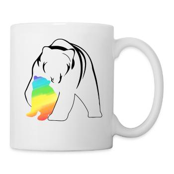 Free Mom Hugs Mama Bear - Mug - white - Right