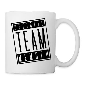team member official - Tasse - Weiß - Rechts