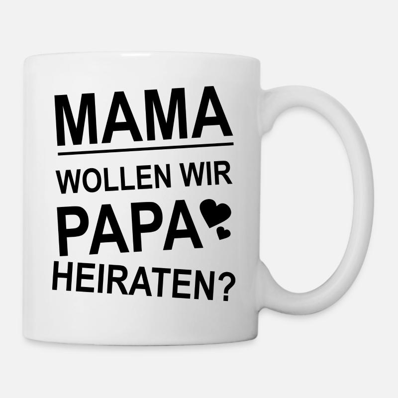 Heiratsantrag - Tasse - Weiß