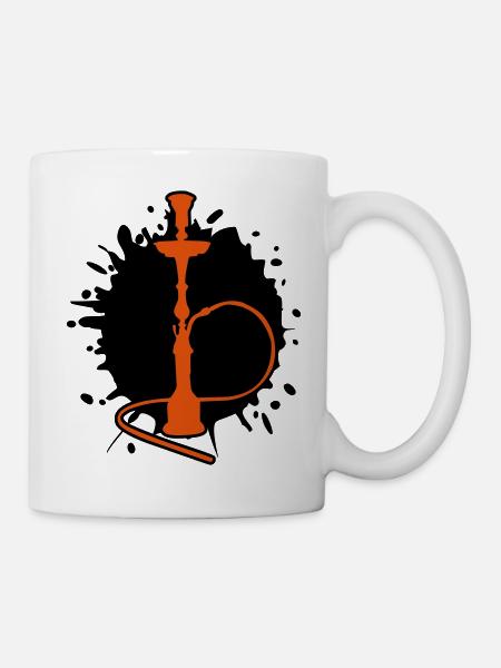 shisha splat - Tasse - Weiß