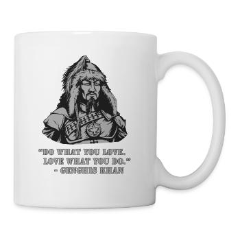 Genghis Khan quote - Mug - white - Right