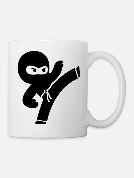 ninja - Tasse - Weiß