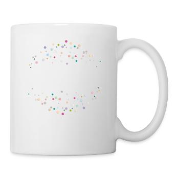 Happy dots! - Tasse - Weiß - Rechts