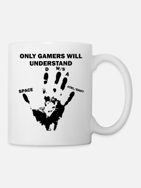 Gamer PC Online - Tasse - Weiß