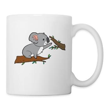 Koala - beim klettern - Tasse - Weiß - Rechts