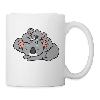 Koala - mom with child - Mug - white - Right