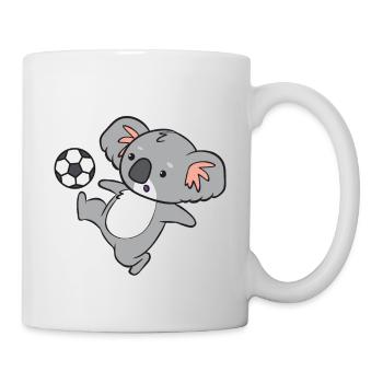 Koala - avec le football - Mug blanc - blanc - Droite