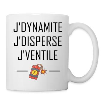 J'dynamite t-shirt citations cadeau humour - Mug blanc - blanc - Droite
