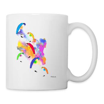 Gleitschirm Pilot Paragliding Leidenschaft - Tasse - Weiß - Rechts