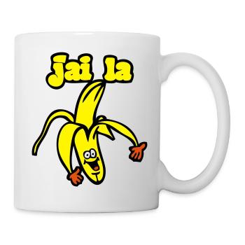 j'ai la banane humour citation - Mug blanc - blanc - Droite