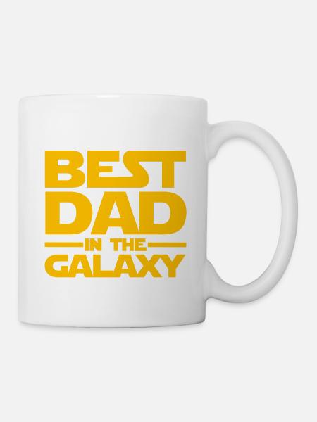 Best Dad in the Galaxy - Father's Day Gift - Mug blanc - blanc
