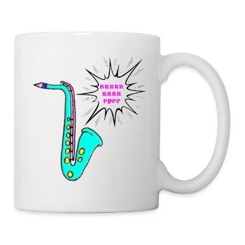 Saxo - Mug blanc - blanc - Droite