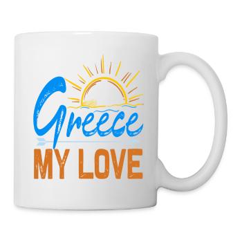 Greece my Love, Greece my love - Mug - white - Right