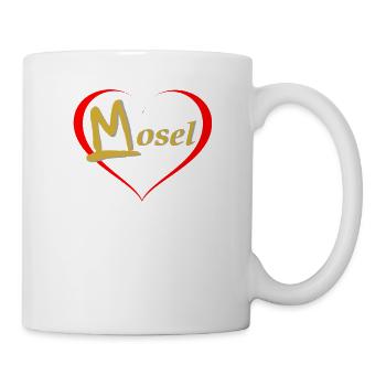 Mosel Herz - Tasse - Weiß - Rechts