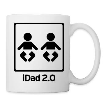 Idad 2.0 (anpassbare Farbe) - Tasse - Weiß - Rechts