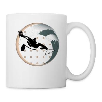 ORQUE - Mug blanc - blanc - Droite