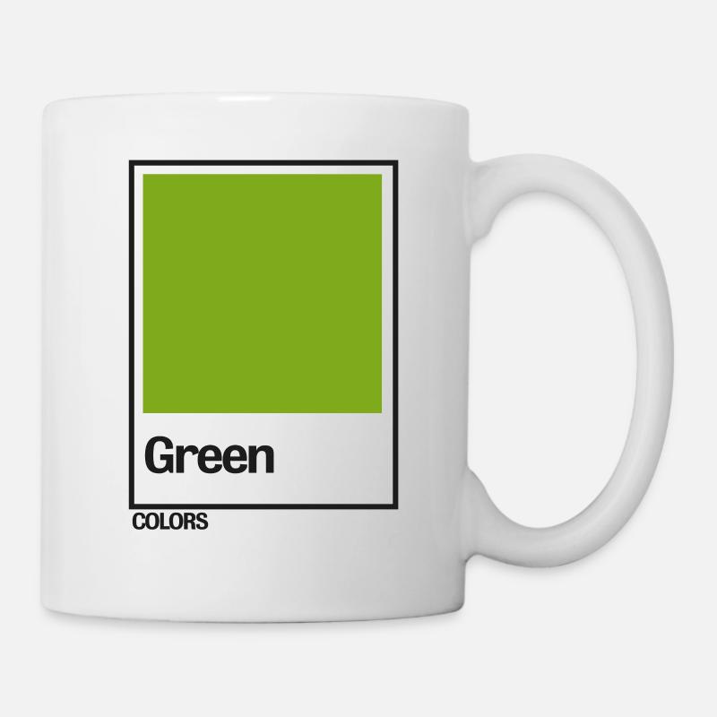 COLORS Green - Tasse - Weiß