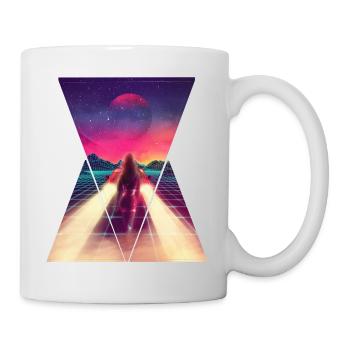 80s Retro Car - Mug - white - Right