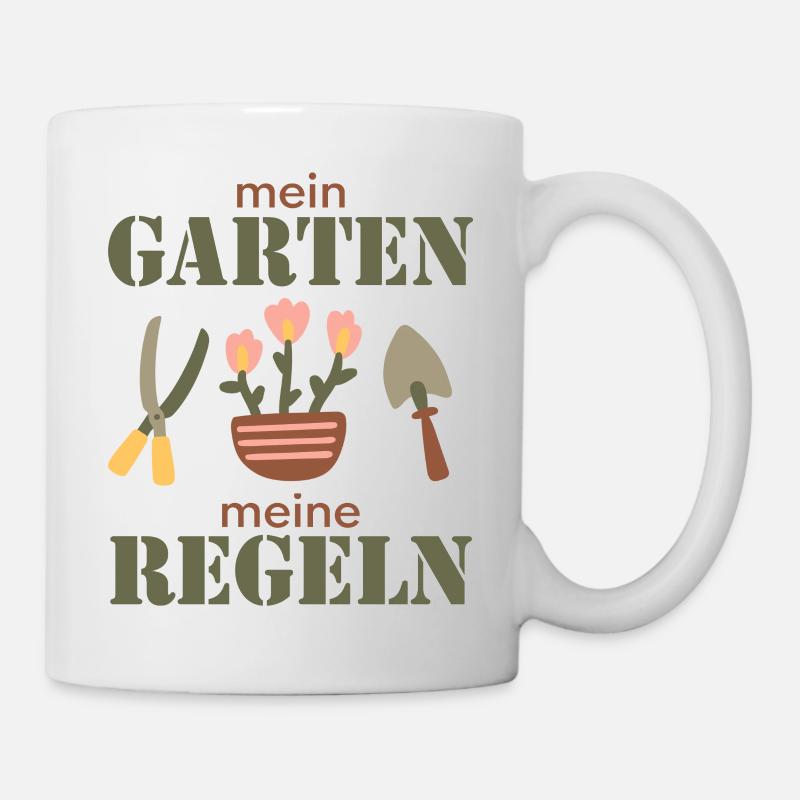 Garten Hobby Gärtner Gartenarbeit Geschenk - Tasse - Weiß