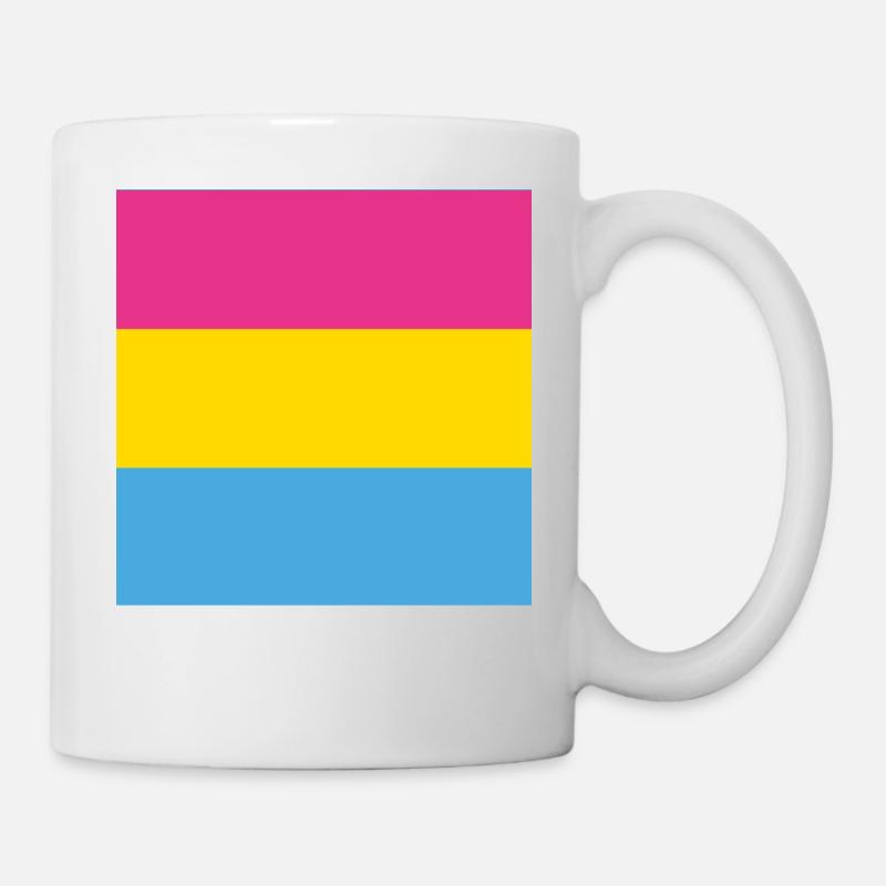 Pansexual flag - Mug - white