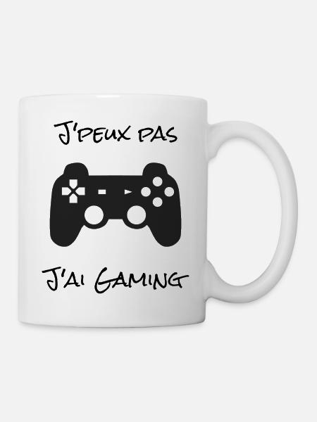 J'peux pas j'ai Gaming - Mug blanc - blanc